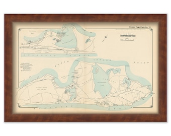 Map of the Western Part of East Hampton, Montauk 1916 - 0045