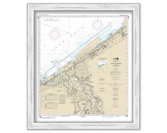 CLEVELAND HARBOR, Ohio  -  2015 Nautical Chart