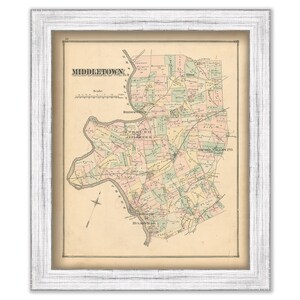 MIDDLETOWN, Pennsylvania  - 1876 Map