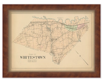 WHITESTOWN, New York 1907 Map