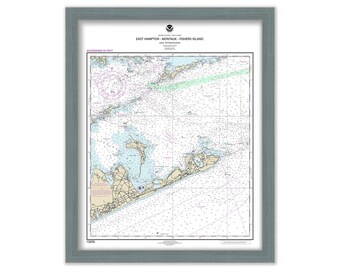 East Hampton, Montauk, and Fishers Island, New York - 2017 Nautical Chart
