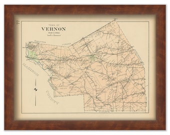 VERNON, New York 1907 Map