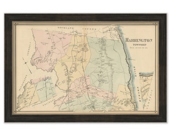 HARRINGTON Township, New Jersey 1876 - Replica or GENUINE ORIGINAL