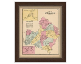 Town of MOUNT PLEASANT, New York 1868 Map