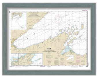 Little Girls Point to Silver Bay, Michigan  -  2014 Nautical Chart