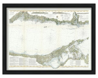 Long Island Sound-Middle Sheet 1855 Nautical Chart
