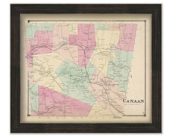 CANAAN, Columbia County, New York 1873 Map