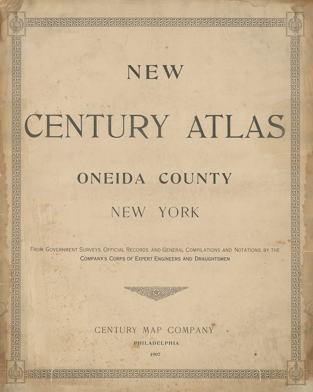 AVA, New York 1907 Map