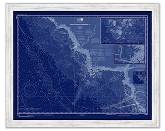 Crystal River to Horseshoe Point, Florida 2018 Nautical Chart Blueprint