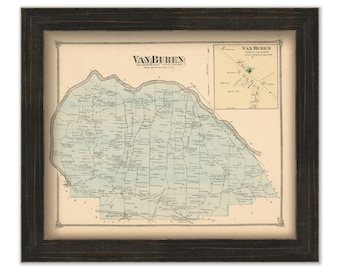 VANBUREN, New York -  1874 Map