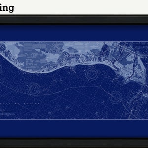 Sand Key and Treasure Island, Florida - 1998 Nautical Chart Blueprint ...