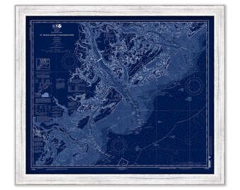St Helena Sound to Savanannah  River 2013 Blueprint Nautical Chart
