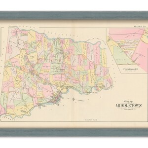 MIDDLETOWN, Pennsylvania - 1892 Map