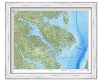 CHESAPEAKE BAY, Annapolis, Sever and Magothy Rivers, Maryland/Virginia  -   Enhanced Nautical Chart