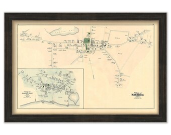 Village of Harwich and Village of Harwichport, Massachusetts 1880