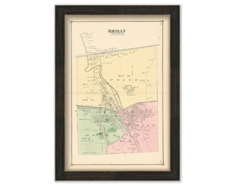 JORDAN, New York -  1874 Map