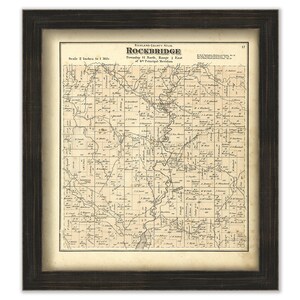 ROCKBRIDGE, Richland County, Wisconsin 1874 map