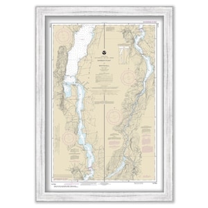 LAKE CHAMPLAIN, Vermont/New York  -  2017 Nautical Chart