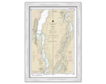 LAKE CHAMPLAIN, Vermont/New York  -  2017 Nautical Chart