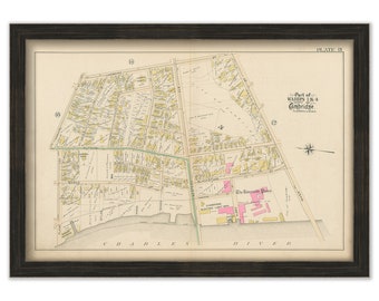 CAMBRIDGE, Massachusetts 1894 Plate 13, Riverside