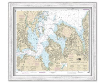 HEMPSTEAD HARBOR, Long Island, New York - Nautical Chart published in 2014