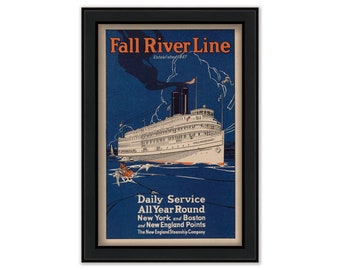 Fall River Line Steamship Company Circa the 1920s