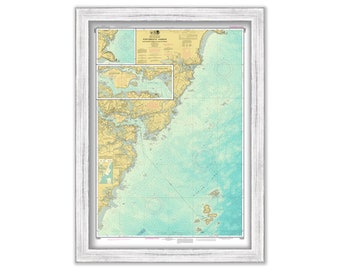 PORTSMOUTH HARBOR, Cape Neddick Harbor and Isles of Shoals, New Hampshire - Enhanced Nautical Chart