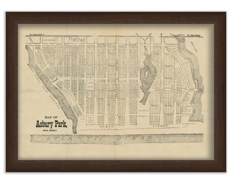 ASBURY PARK, New Jersey Map