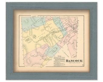 HANCOCK, Vermont - 1871 Map