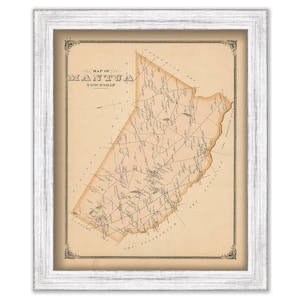 MANTUA, New Jersey -  1879 Map