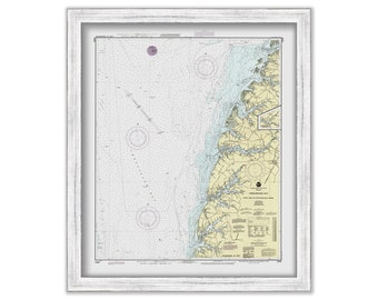 CHESAPEAKE BAY, Wolf Trap to Pungoteague, Virginia  -   1990 Nautical Chart