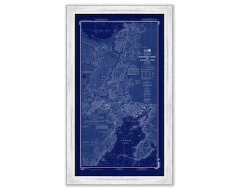 GLOUCESTER HARBOR and Annisquam River, Massachusetts -  2010 Nautical Chart Blueprint