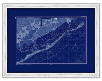 SAINT GEORGES ISLAND, Florida  -  2015 Nautical Chart Blueprint