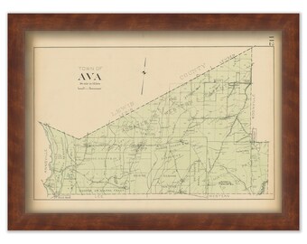 AVA, New York 1907 Map