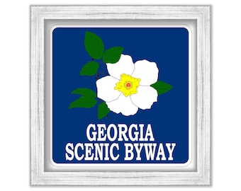 GEORGIA SCENIC BYWAY Sign