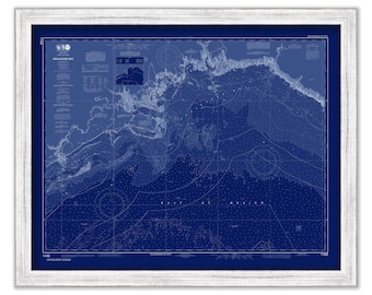APALACHEE BAY, Florida  -   2015 Nautical Chart Blueprint