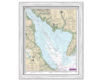 DELAWARE BAY, Delaware and New Jersey -  2017 Nautical Chart