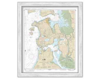 ANACORTES to SKAGIT BAY, Washington  -  2019 Nautical Chart