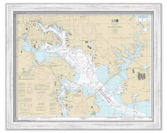 BALTIMORE HARBOR, Maryland 2018 Nautical Chart