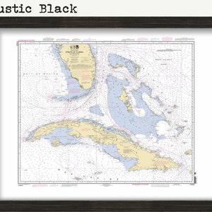 CUBA, the BAHAMAS and FLORIDA 2012 Nautical Chart image 2