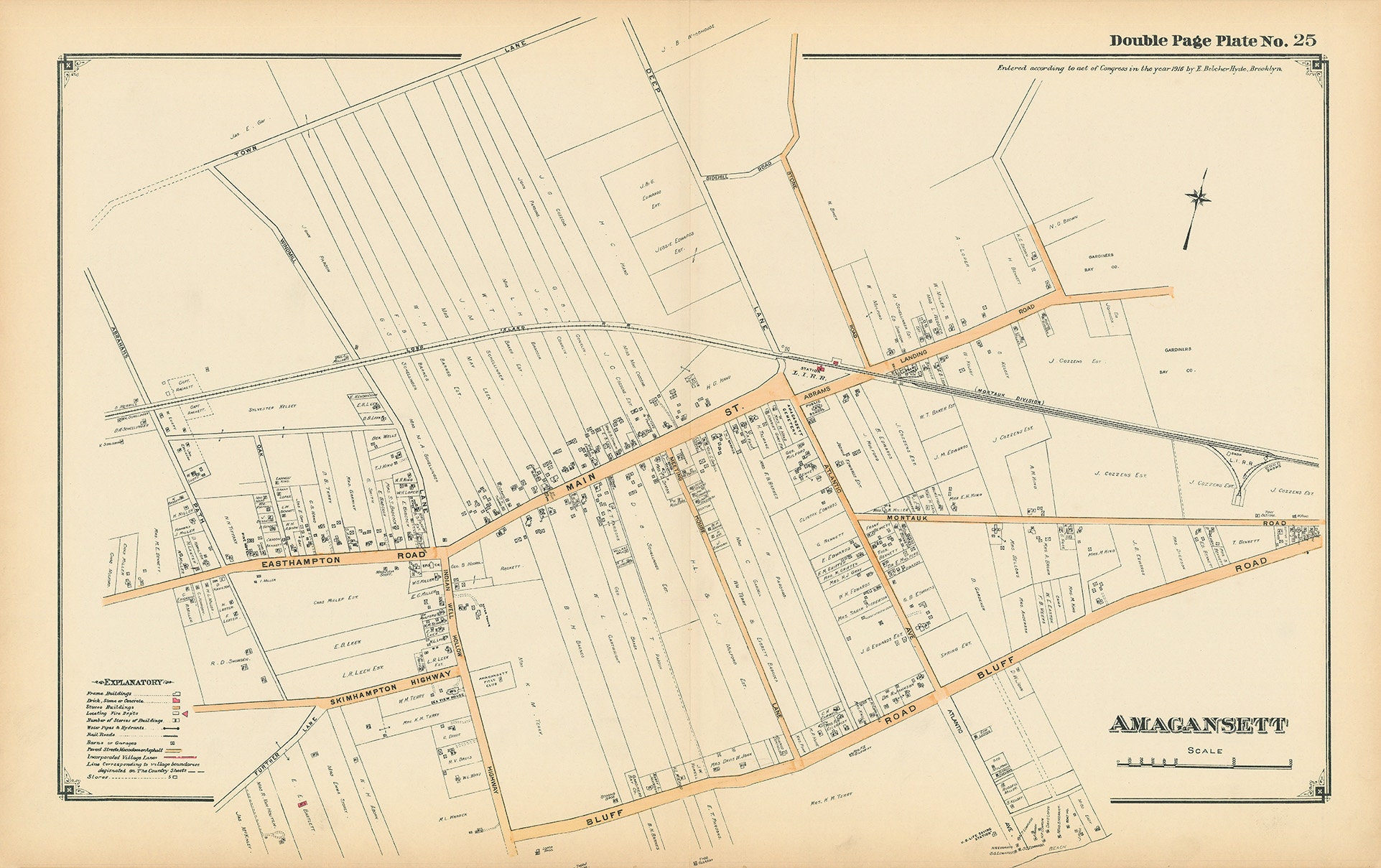 Amagansett Map, East Hampton 1916SCANNED FROM ORIGINAL 0059