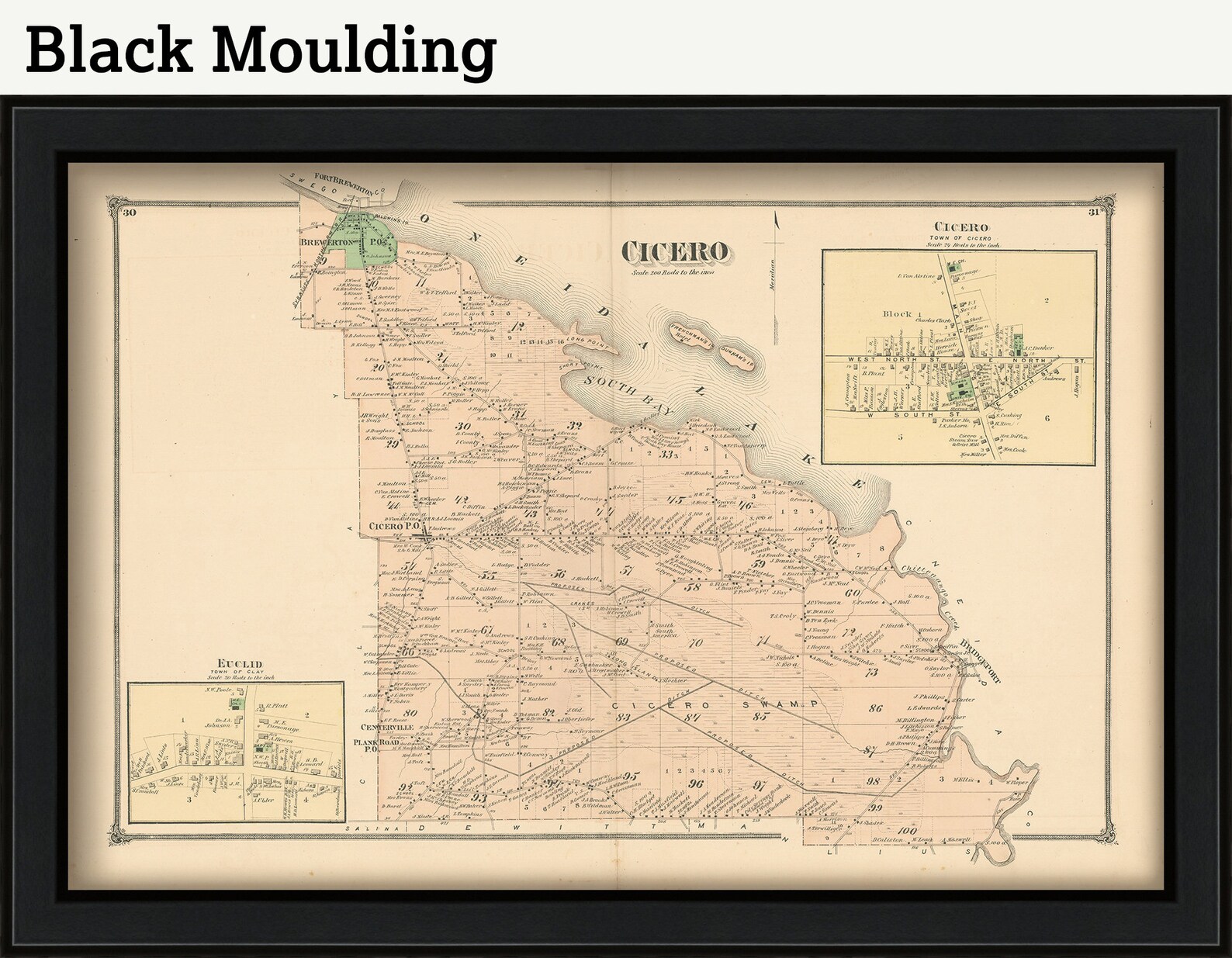 CICERO New York 1874 Map Etsy