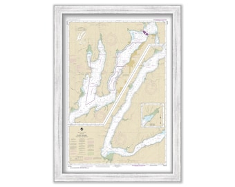 PUGET SOUND-Hood Canal and Dabob Bay, Washington  -  2017 Nautical Chart