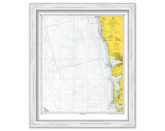 COLUMBIA RIVER to Destruction Island, Oregon/Washington  -  1968 Nautical Chart