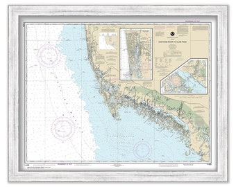 NAPLES and MARCO ISLAND, Florida 2017 Nautical Chart