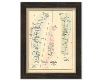 Villages of North Falmouth, West Falmouth and Telicket, Massachusetts 1880