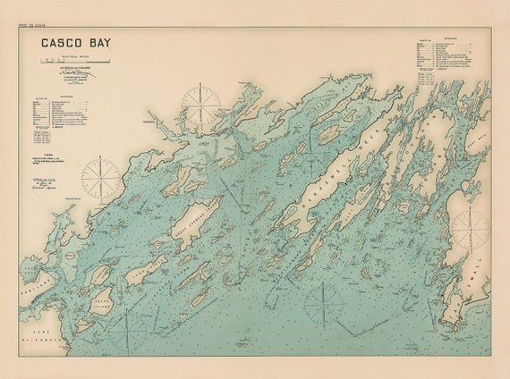 Casco Bay Chart