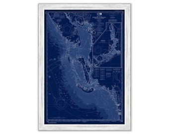 SANIBEL ISLAND and CAPTIVA, Florida  - 2015 Blueprint Nautical Chart