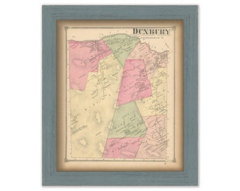 DUXBURY, Vermont - 1873 Map