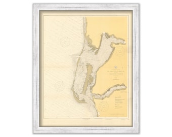 BOCA GRANDE, Florida 1918 Nautical Chart
